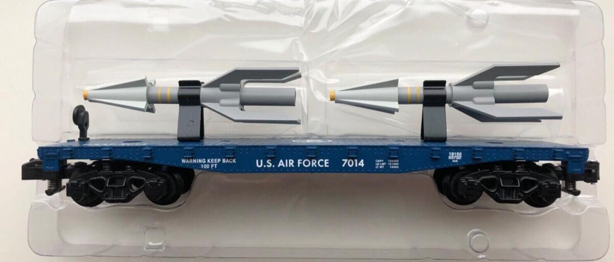 American Flyer 2119150 S Gauge U.S Air Force Missile Flatcar #7014