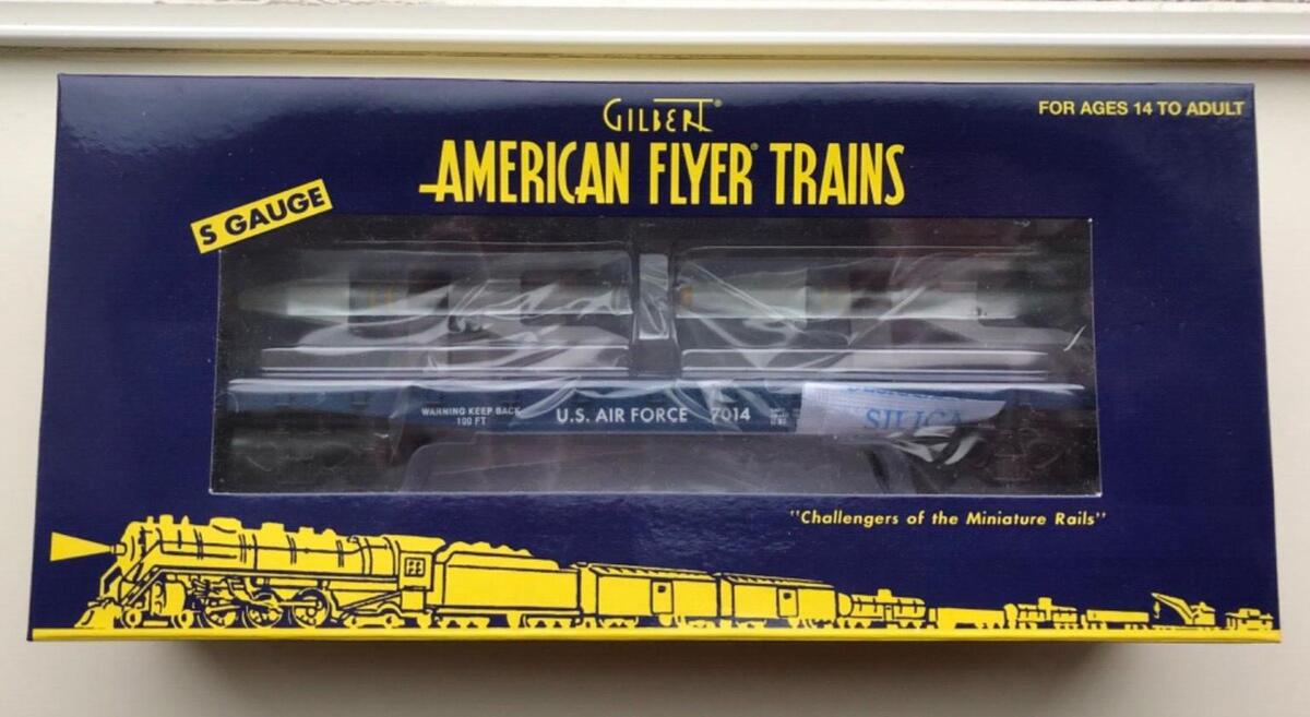 American Flyer 2119150 S Gauge U.S Air Force Missile Flatcar #7014
