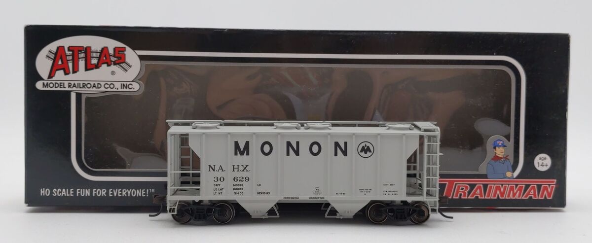 Atlas 20002388 HO NAHX Monon PS-2 Covered Hopper Car #30629