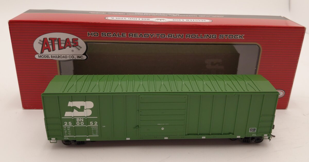 Atlas 20003326 HO Burlington Northern FMC 5077 Single Door Boxcar #250052