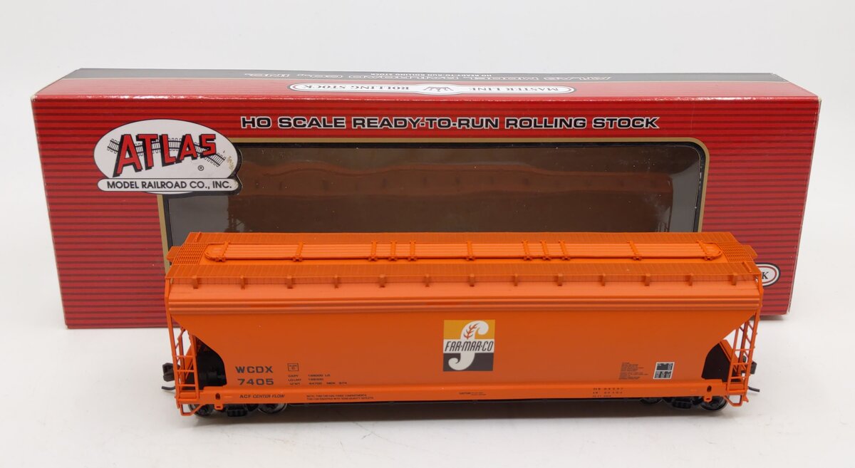 Atlas 20003479 HO Far-Mar-Co ACF 4650 Centerflow Covered Hopper #7405