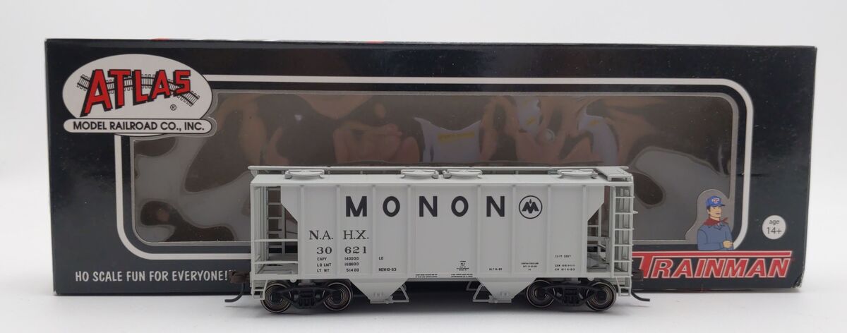Atlas 20002386 HO NAHX Monon PS-2 Covered Hopper #30621