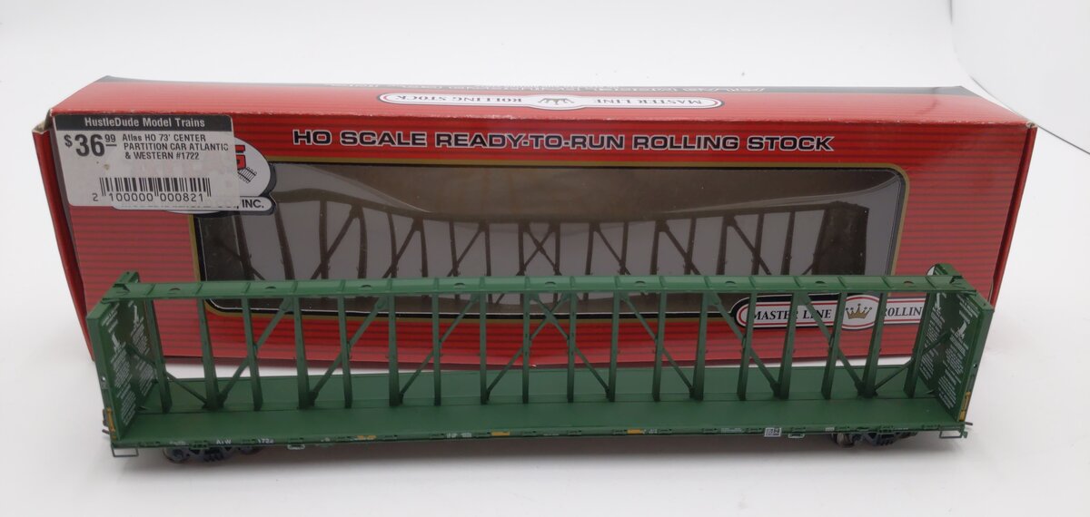 Atlas 20005368 HO Atlantic and Western 73' Center Partition Car #1722