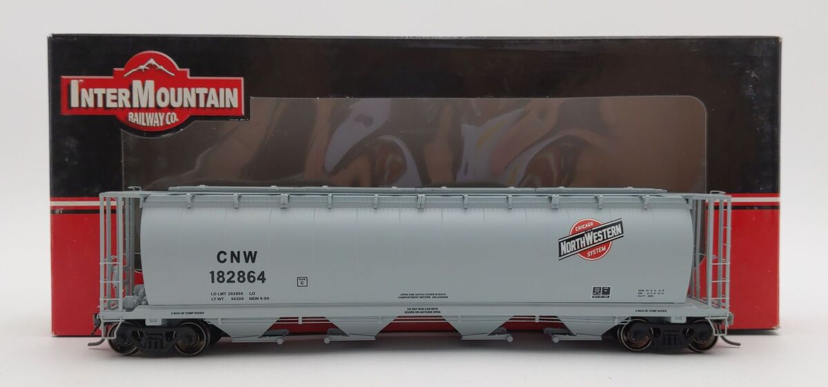 InterMountain 45123-01 HO C&NW Cylindrical Covered Hopper 182825