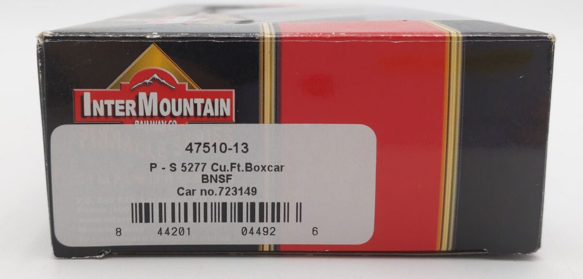 InterMountain 47510-13 HO BNSF P-S 5277 Cu.Ft. Boxcar #723149 LN/Box