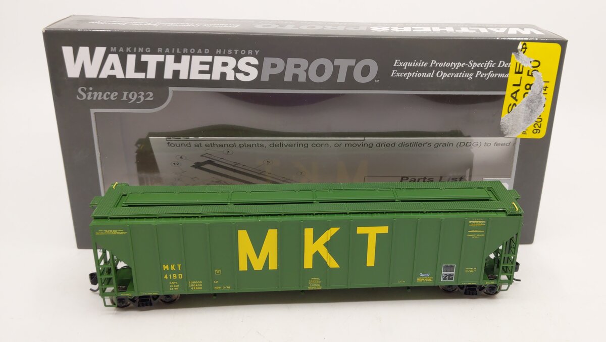 Walthers 920-106141 HO MKT 55' Evans 4780 Cubic Foot 3-Bay Covered Hopper #4190
