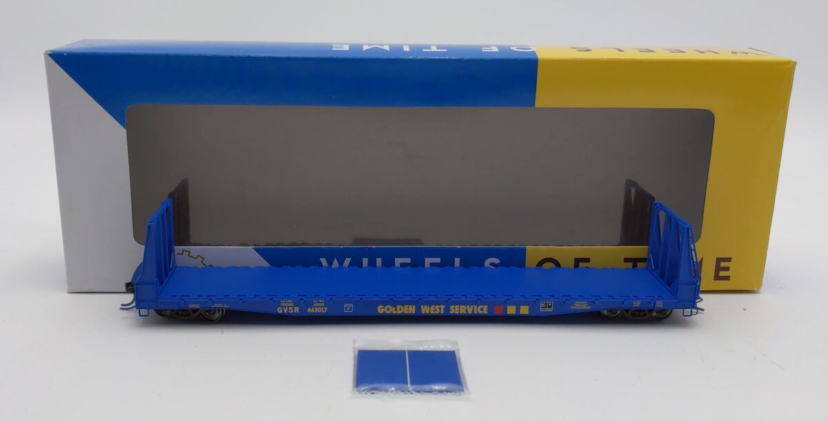 Wheels of Time 40037 HO GVSR 62 Ft. Bulkhead Flatcar #443017