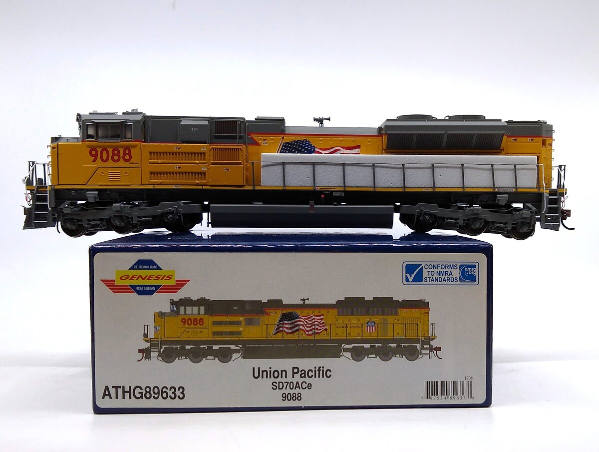 Athearn G89633 HO Union Pacific SD70ACe Diesel Locomotive #9088