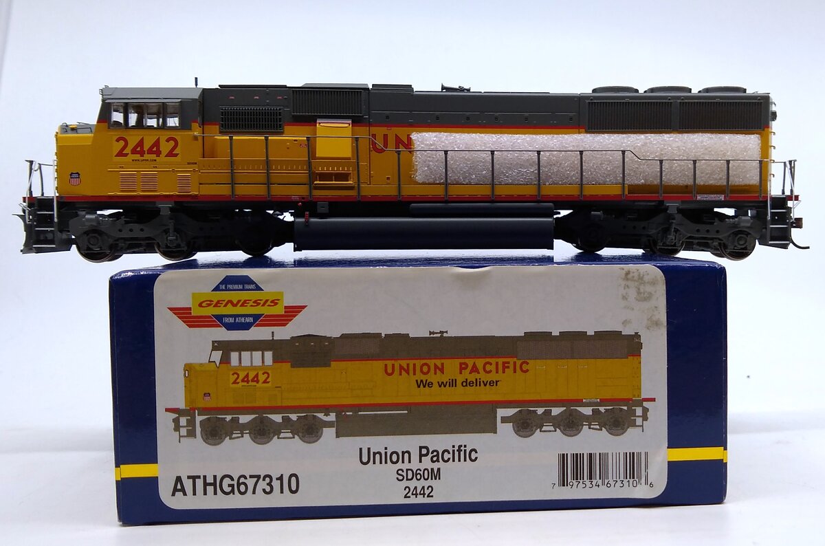 Athearn G67310 HO Union Pacific SD60M Diesel Locomotive #2442