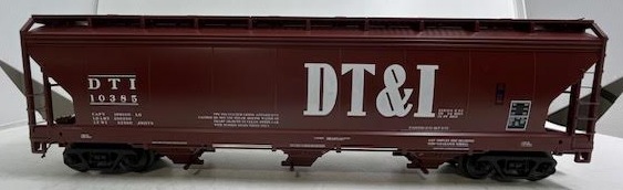 MTH 20-97770 O Gauge DT&I 3-Bay Centerflow Hopper #10385