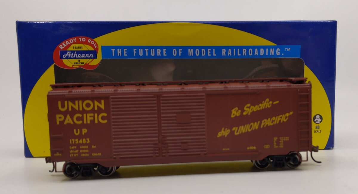 Athearn 14748 HO Union Pacific 40' Double Door Box Car RTR #175483