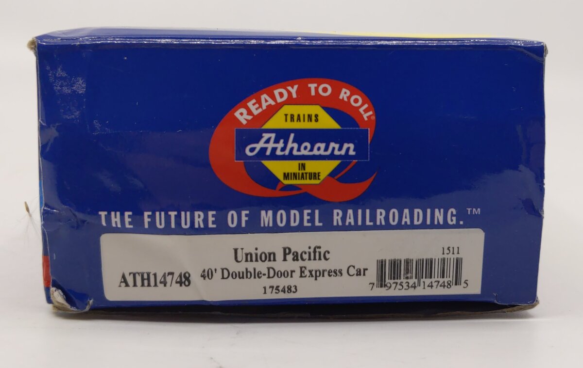Athearn 14748 HO Union Pacific 40' Double Door Box Car RTR #175483