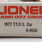 Lionel 6-9535 O Gauge TTOS Baggage Car #1977 NIB