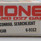 Lionel 6-9312 O Gauge Conrail Searchlight Car