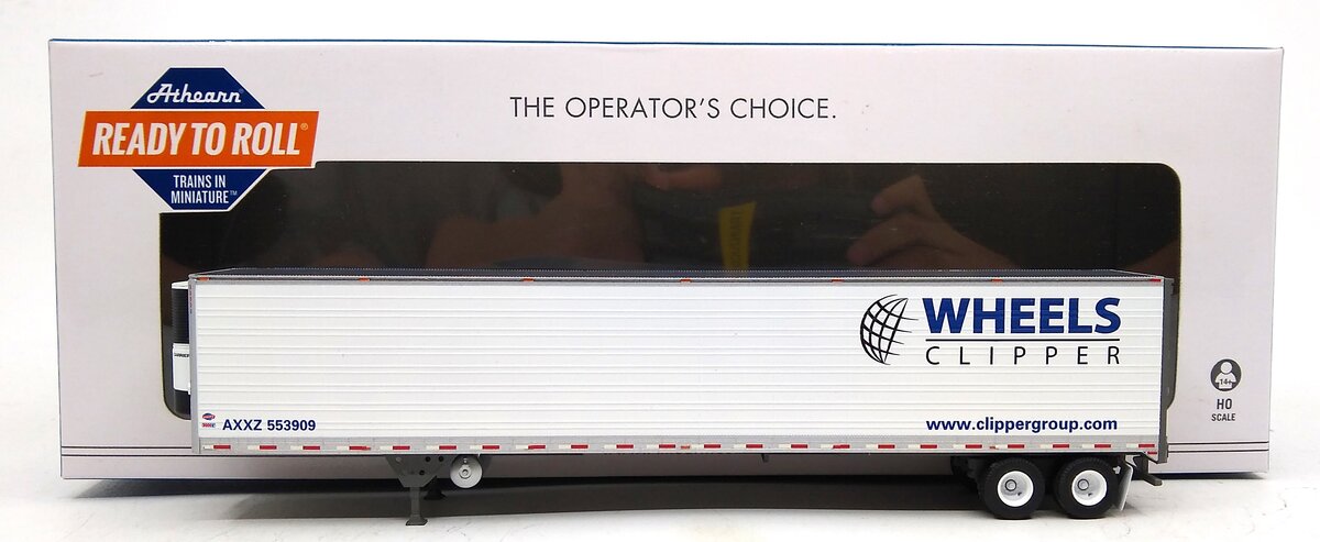 Athearn 29869 HO Wheels Clipper 53' Reefer Trailer RTR #553909