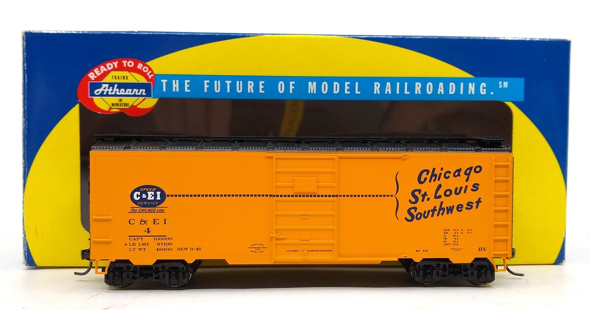 Athearn 92278 HO C&EI/Chicago-StLouis SW 40' Express Box #4