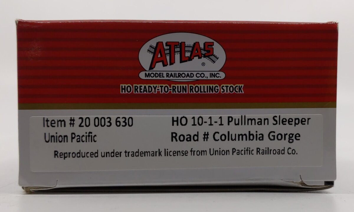 Atlas 20003630 HO Union Pacific "Columbia Gorge" 10-1-1 Sleeper Cars