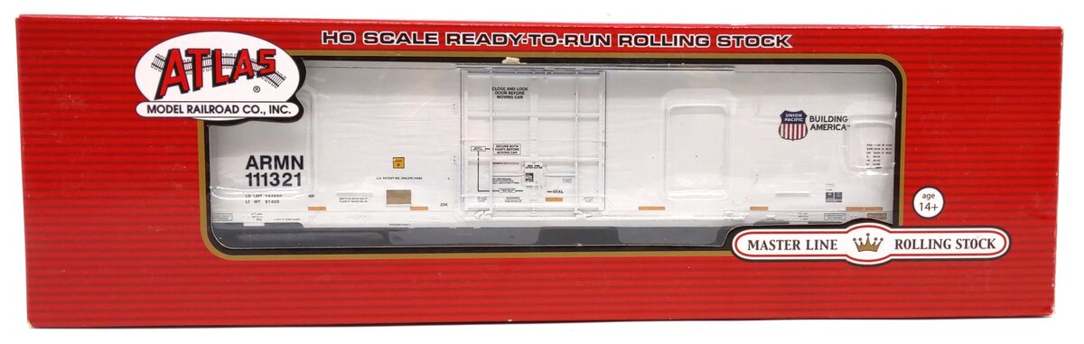 Atlas 20004443 HO Scale Union Pacific 64' Trinity Reefer Car #111321