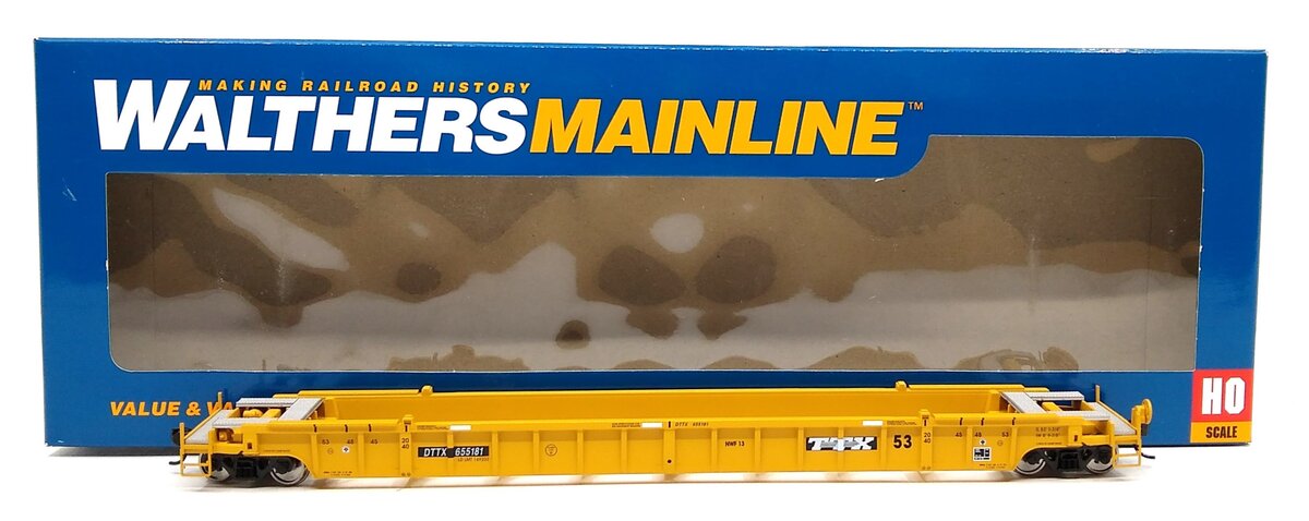 Walthers 910-5056 HO TTX 53' Single-Well Car #655181