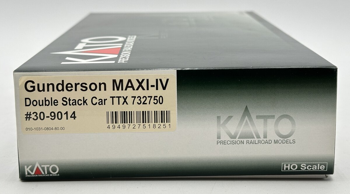 Kato 30-9014 HO Scale TTX Double Stack MAXI-IV 3-Car Set #732750