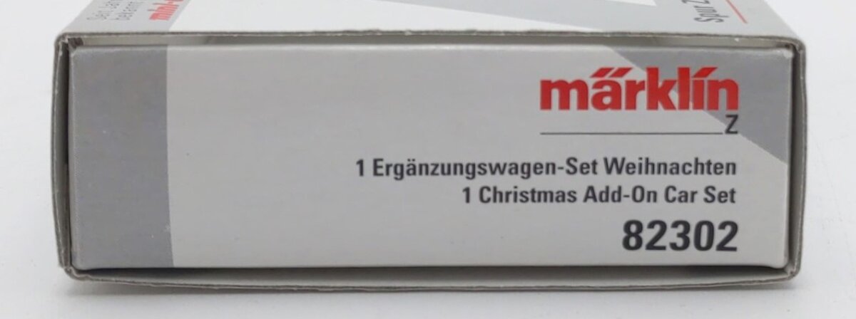 Marklin 82302 Z Christmas Add-On Car Set (Set of 2)