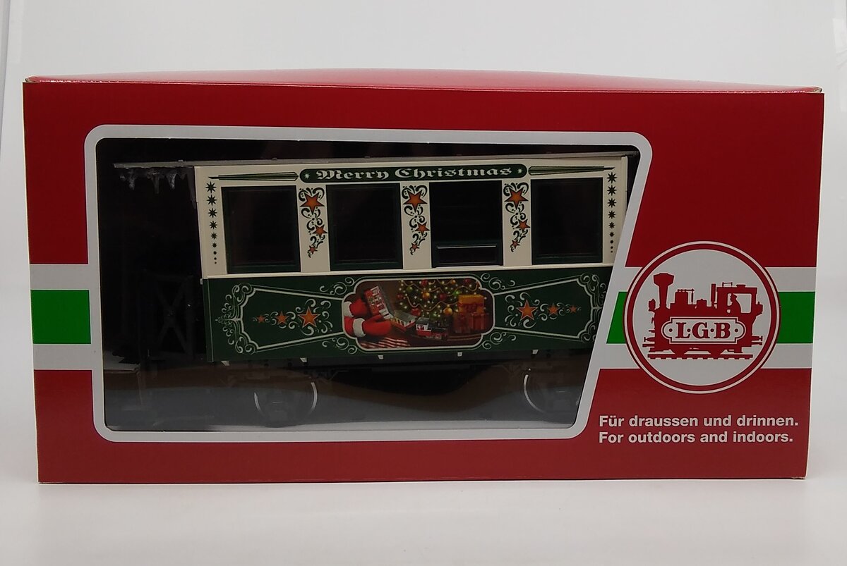 LGB 36923 G 2023 Christmas Car - USA w/ Metal Wheels