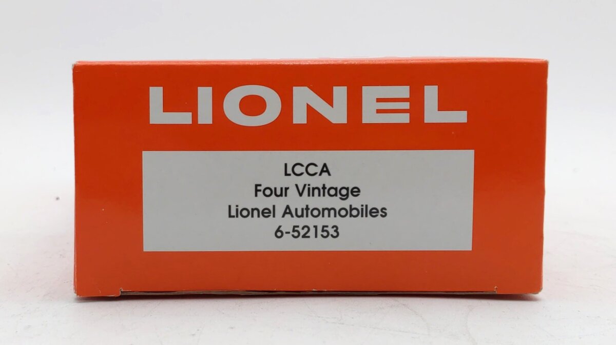 Lionel 6-52153 O Gauge LCCA Four "Vintage" Lionel Automobiles EX/Box