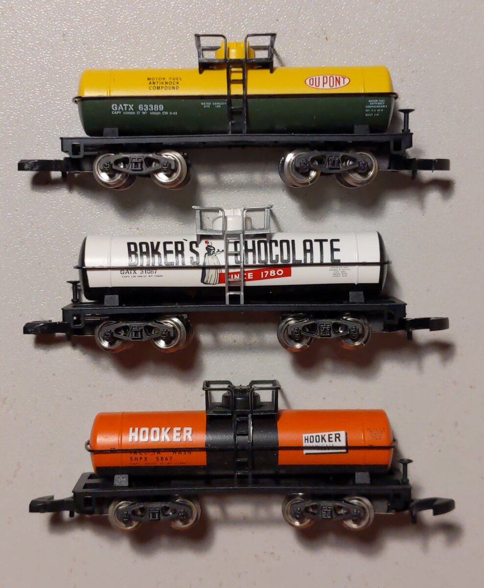Marklin 8214 Z Scale American Tank Freight Car Set (Set of 3) LN/Box
