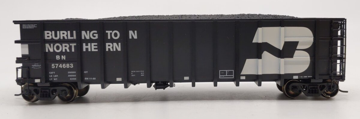 Athearn 95766 Burlington Northern Thrall High-Side Coal Gondola #574683
