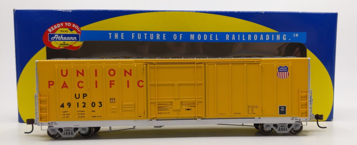 Athearn 88912 HO Scale Union Pacific 50' PC&F Boxcar #491203