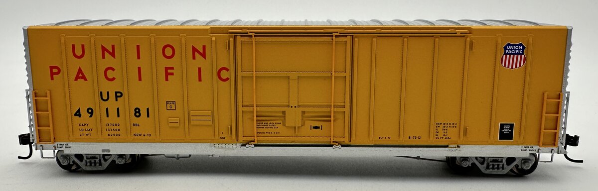 Athearn 88911 HO Scale Union Pacific 50' PC&F Rib Side Boxcar #491181