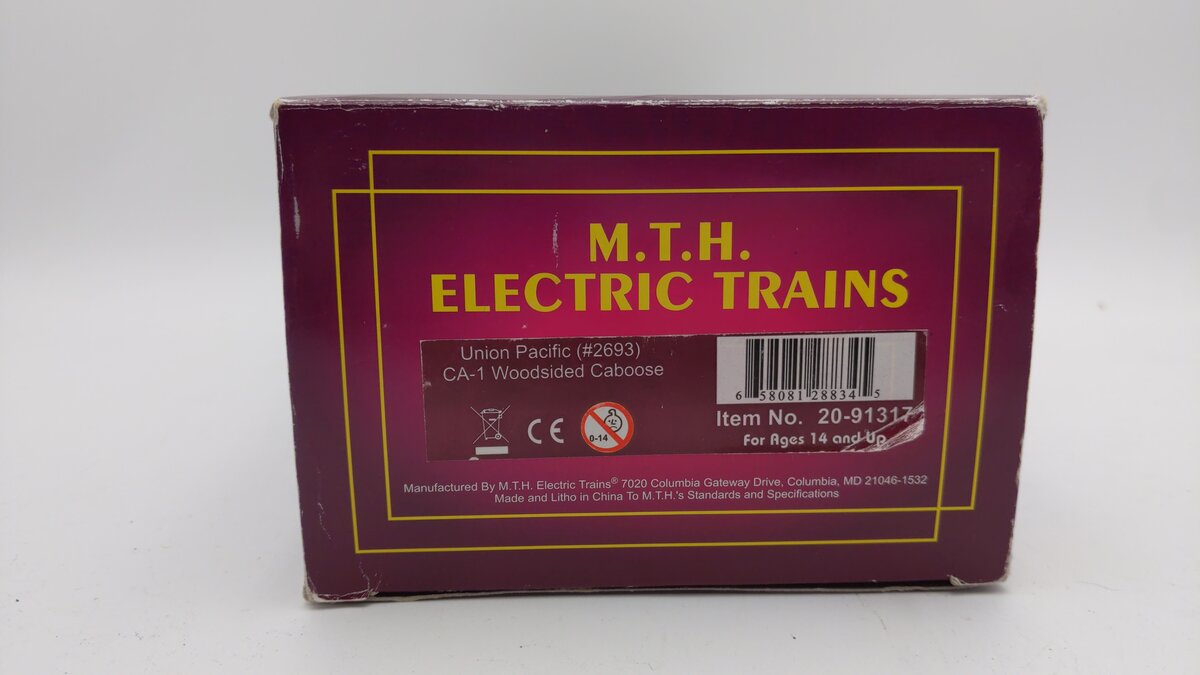 MTH 20-91317 O Union Pacific CA-1 Woodsided Caboose #2693