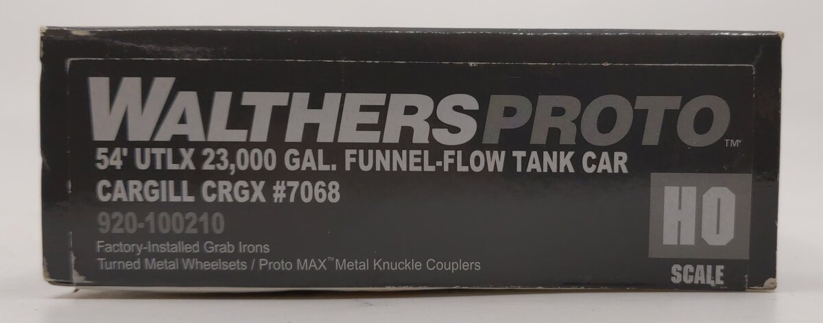 Walthers 920-100210 HO Scale CRGX 54' 23K Gallon Funnel Flow Tank Car #7068