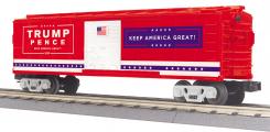 MTH 30-71043 O Gauge Trump Boxcar #2020
