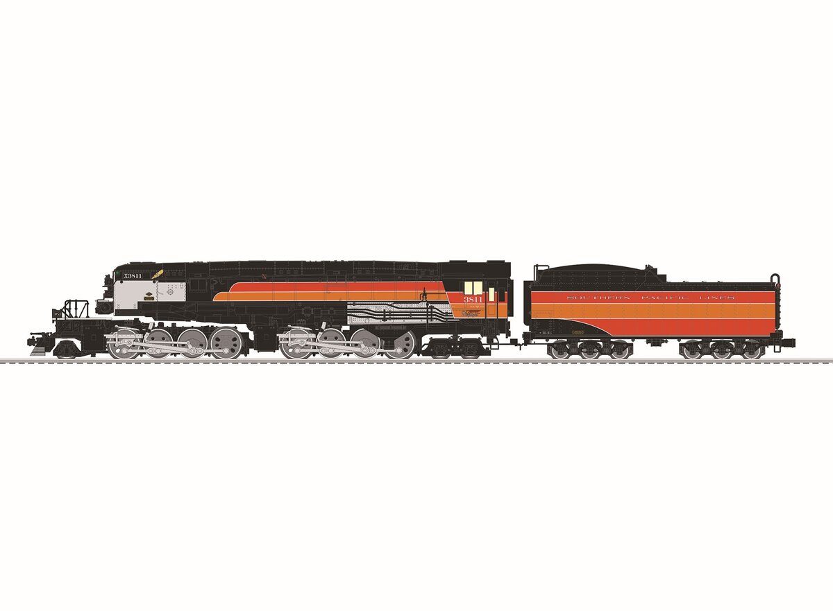 Lionel 6-84250 O Southern Pacific Daylight AC-9 Steam Locomotive #3811