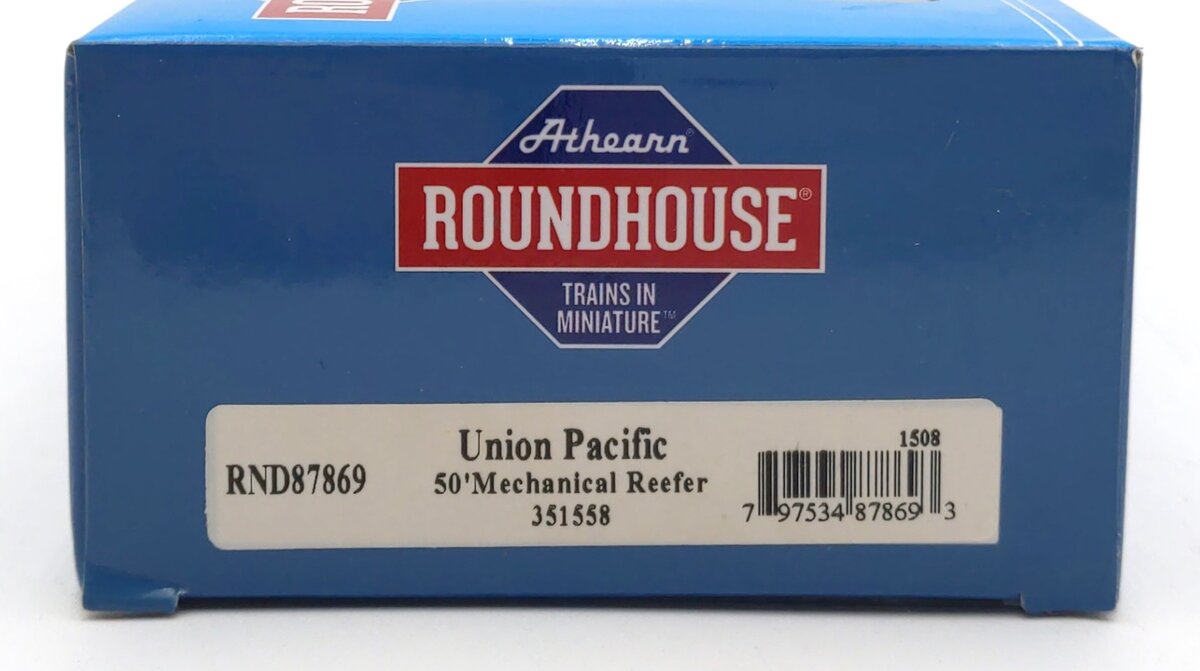 Roundhouse 87869 HO Union Pacific 50' Ex Post Mechanical Reefer #351558