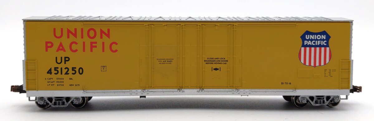 Scale Trains 1018 HO UP Evans (USRE) 5100 RBL 8' Double-Plug-Door Boxcar #451250