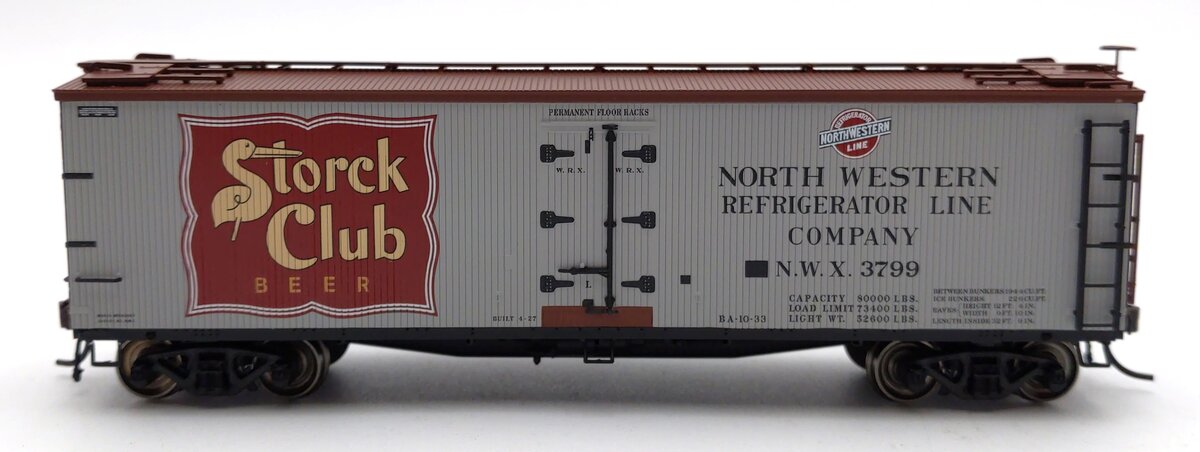 Atlas 20003092 HO Storck Club Beer NWX 40' Wood Reefer #3799