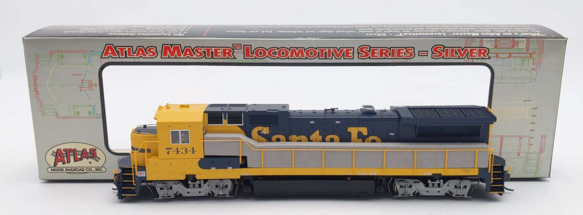 Atlas 7252 HO Scale Santa Fe GE Dash 8-40B Diesel Locomotive #7434