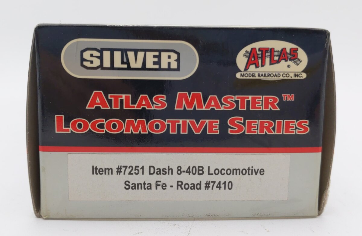 Atlas 7251 HO Scale Santa Fe GE Dash 8-40B Diesel Locomotive #7410