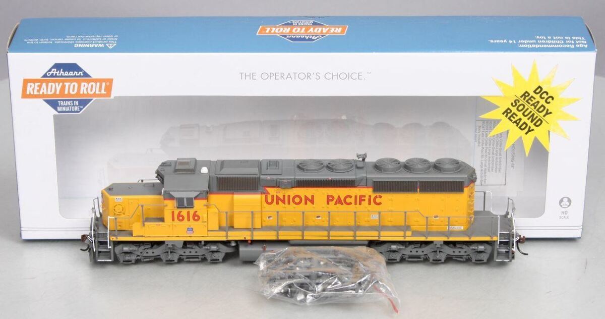 Athearn 16621 HO Union Pacific SD40-2 Diesel Locomotive RTR #1616