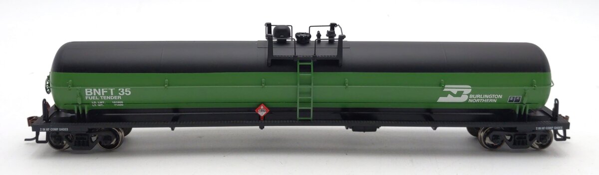 Athearn 76153 HO Burlington Northern Fuel Tender 62' Tank Car #35