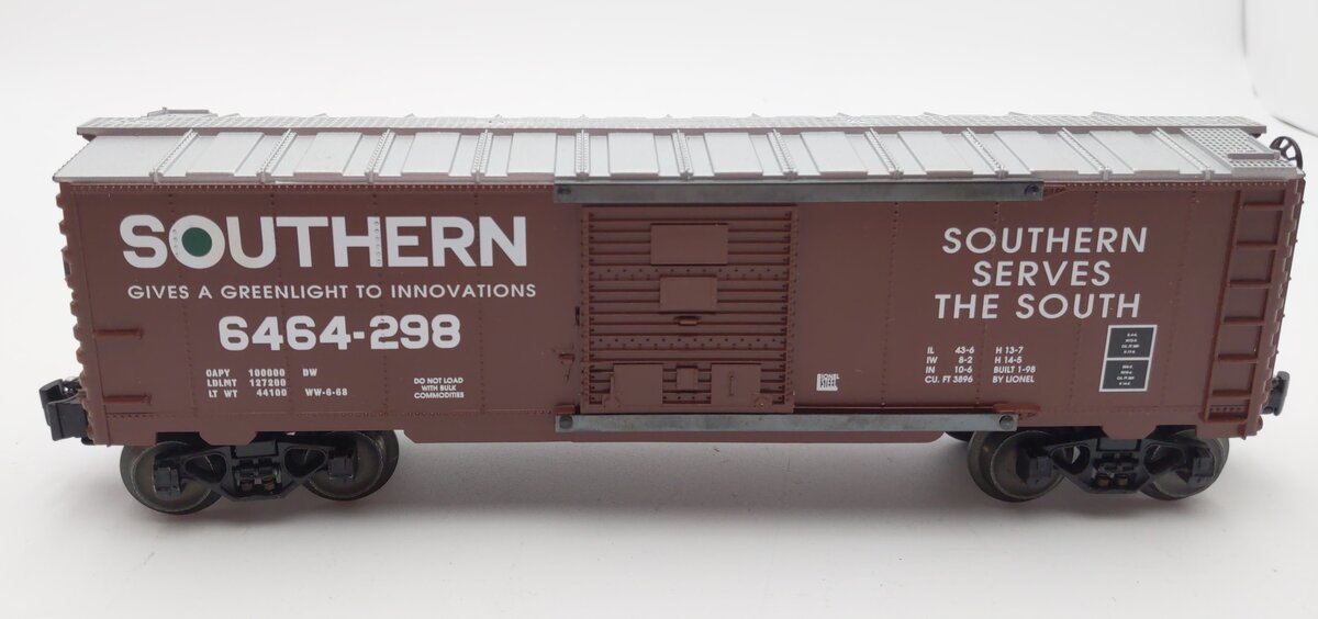 Lionel 6-29214 O Gauge Southern Railway Boxcar #6464-298 LN/Box
