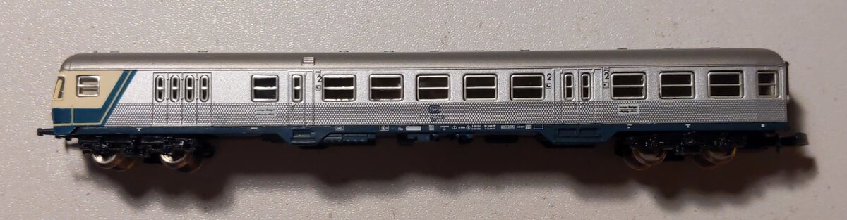 Marklin 8718 Z DB 50 Intercity Passenger Car with Lights LN/Box