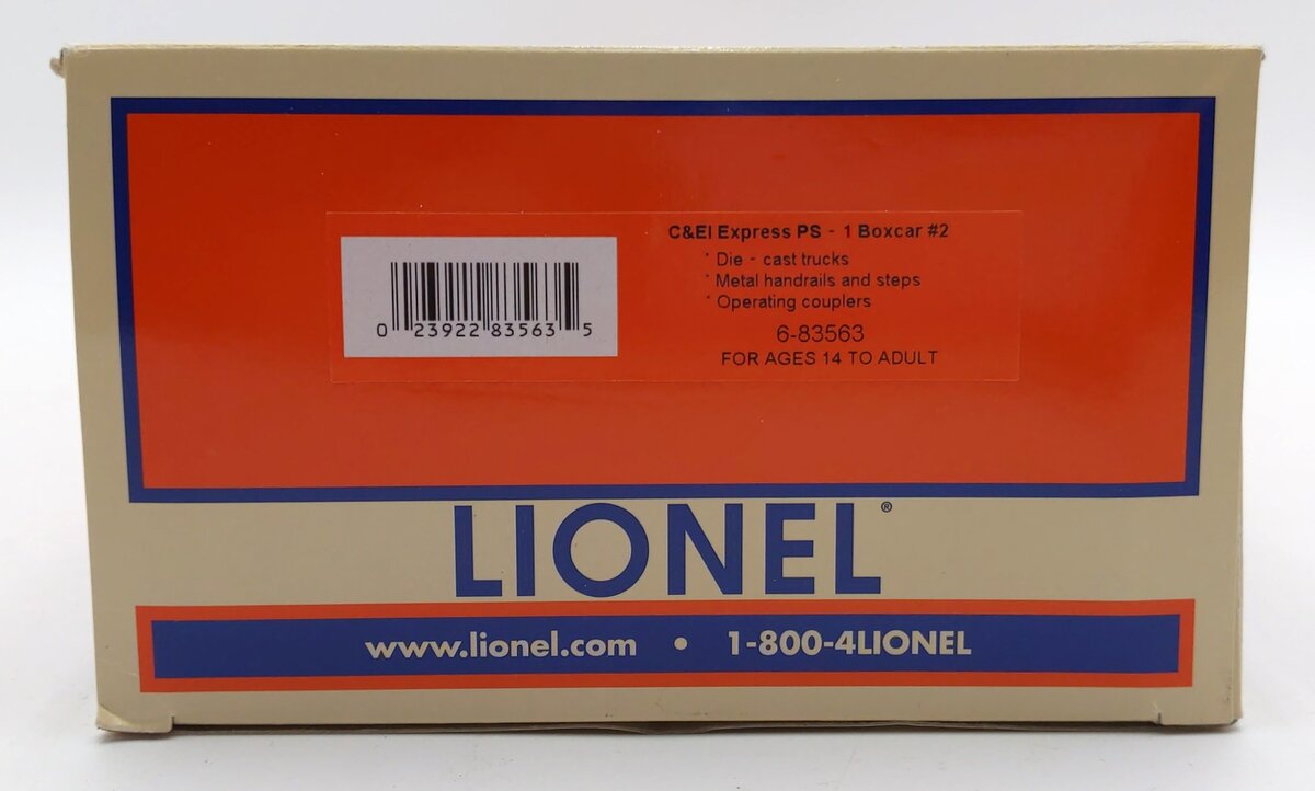 Lionel 6-83563 Chicago & Eastern Illinois PS-1 Express Boxcar #2
