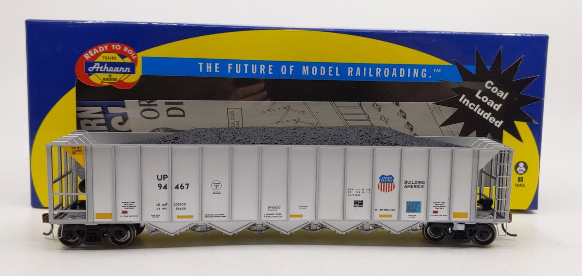 Athearn 98344 HO Union Pacific 5-Bay Rapid Discharge Hopper RTR #94467
