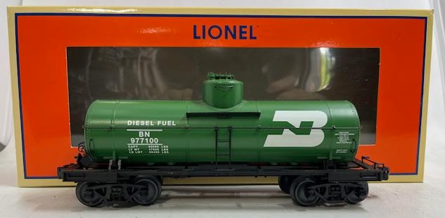 Lionel 6-81080 O Gauge Burlington Northern 8,000 Gallon Tank Car #977100