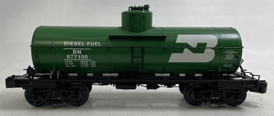 Lionel 6-81080 O Gauge Burlington Northern 8,000 Gallon Tank Car #977100