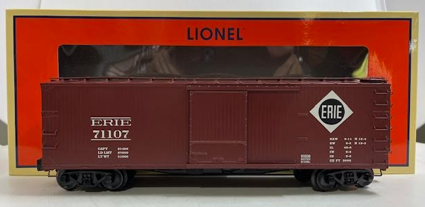 Lionel 6-81836 O Gauge Erie USRA Double-Sheathed Boxcar #71107