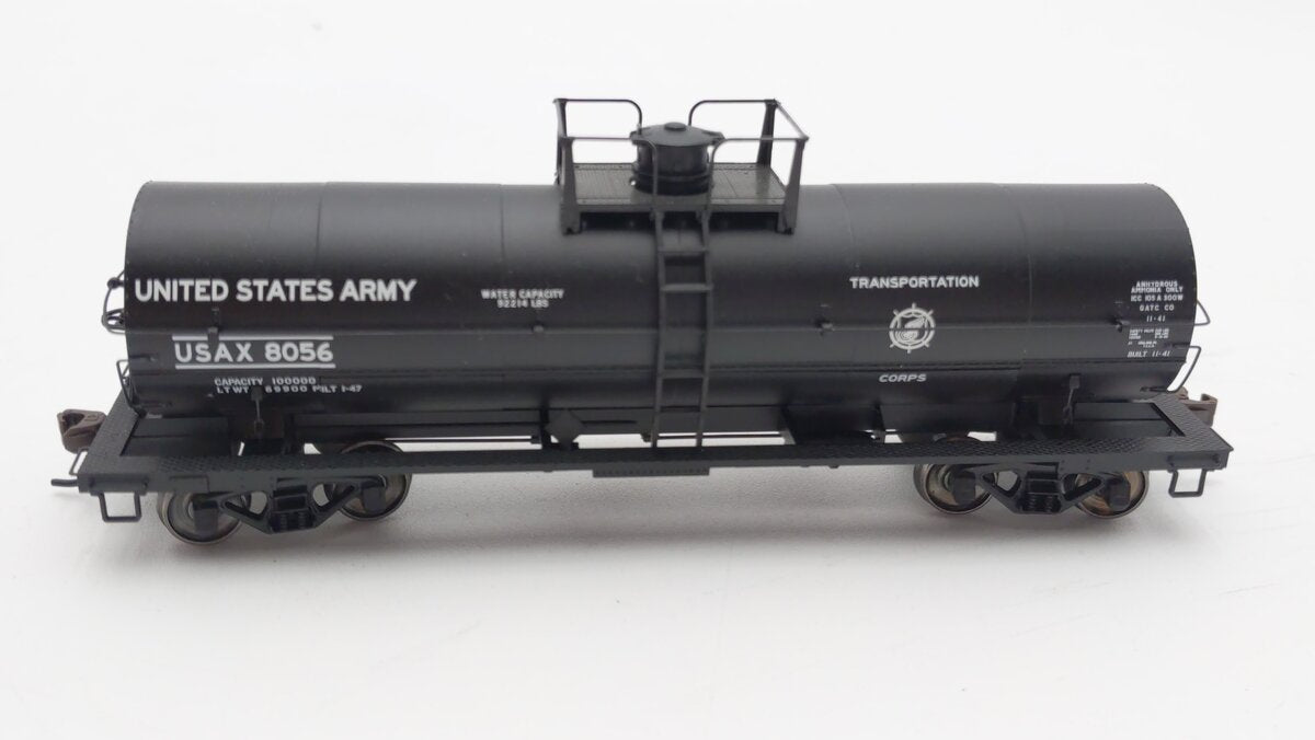 Atlas 20002655 HO United States Army 11,000 Gallon Tank Car w/o Platform #8056